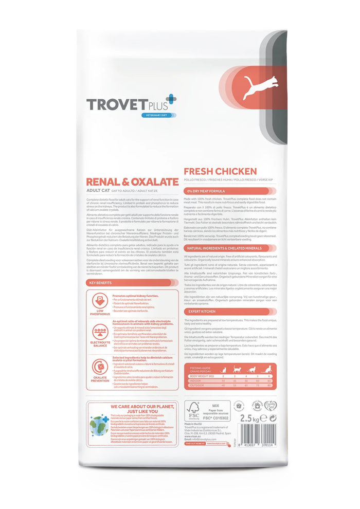 Trovet Plus Renal & Oxalate Xira Trofi Gtas 5Kg